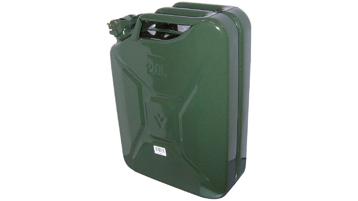 Jerrycan+20L+m%C3%A9tal+vert+TUV%2FGS